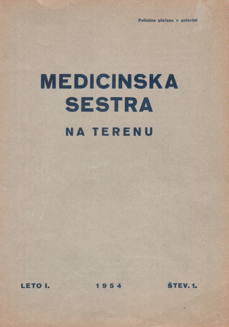 					Poglej Letn. 1 Št. 1 (1954): Medicinska sestra na terenu
				