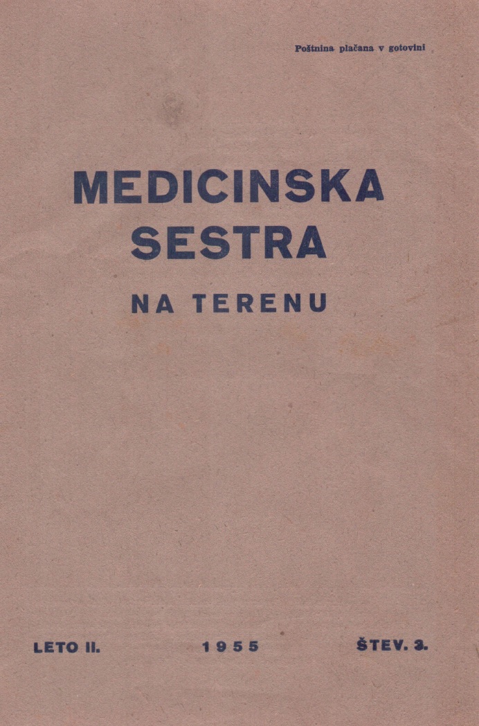 					Poglej Letn. 2 Št. 3 (1955): Medicinska sestra na terenu
				