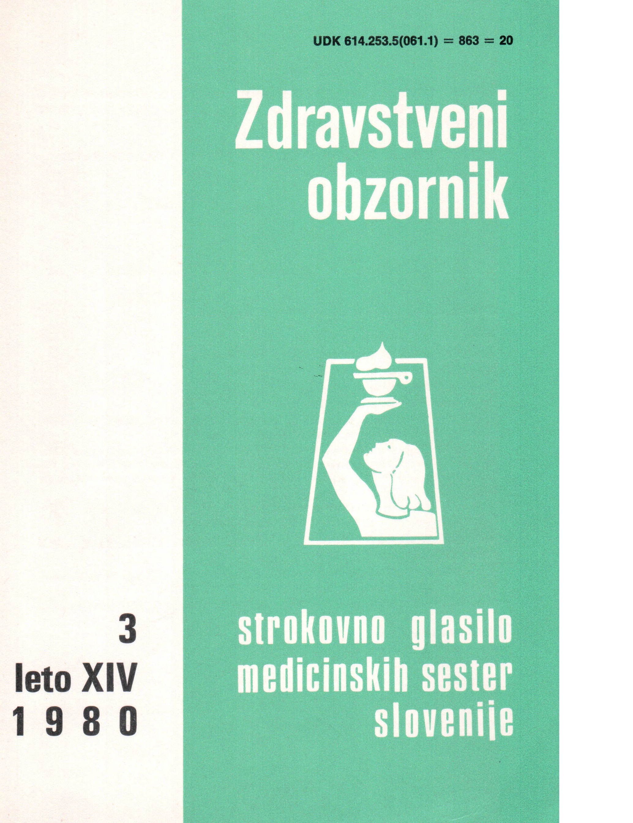 					View Vol. 14 No. 3 (1980): Zdravstveni obzornik
				